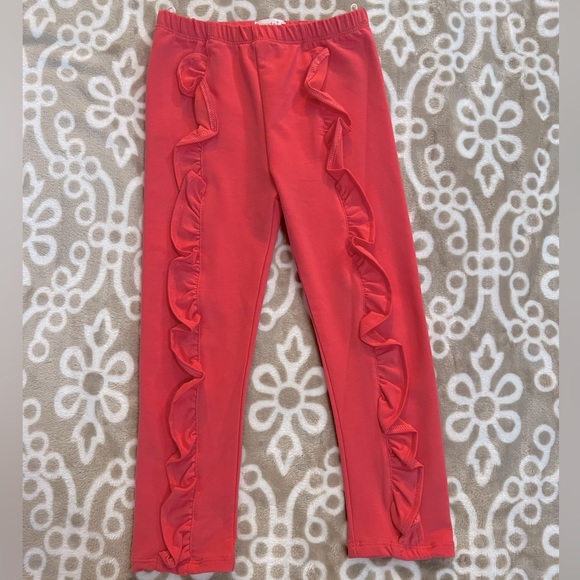 Girls Mud Pie Ruffle Pants - Picture 1 of 5